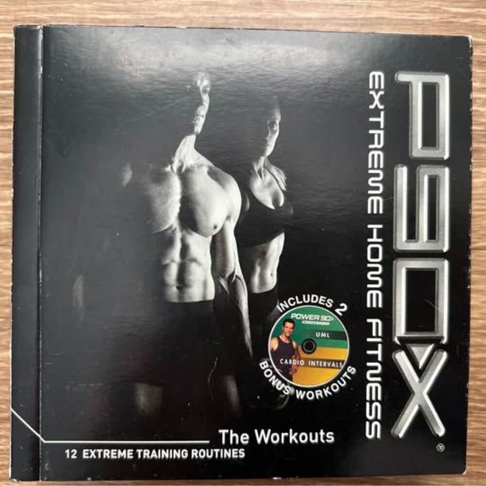 P90X Extreme Home Fitness Complete DVD Set w/ Nutrition and Fitness Guides